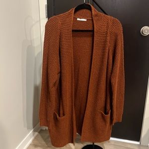 Staccato Burnt Orange Cardigan